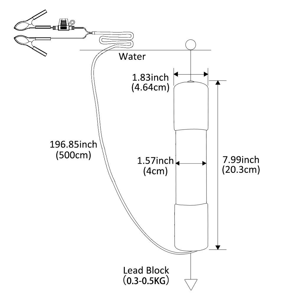 New 30W Underwater Fishing Lig - Fishing Boat Navigation Light ulasan dan harga