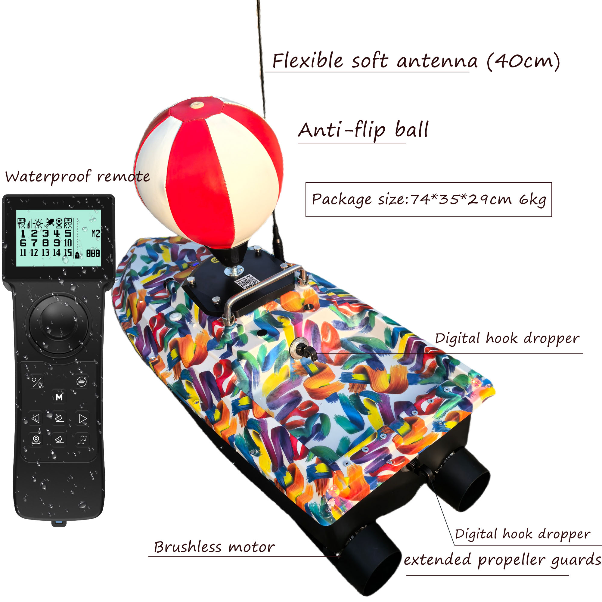 SurfCaster Pro Brushless Motor - Fishing Boat Gps ulasan dan harga