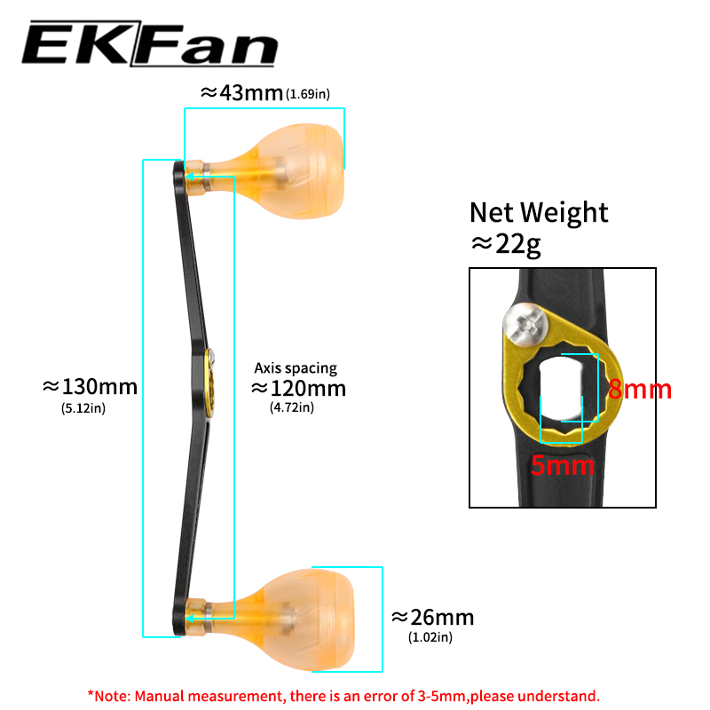 EKFan 130MM Ultralight Alloy H - Fishing Boat Steering Wheel ulasan dan harga