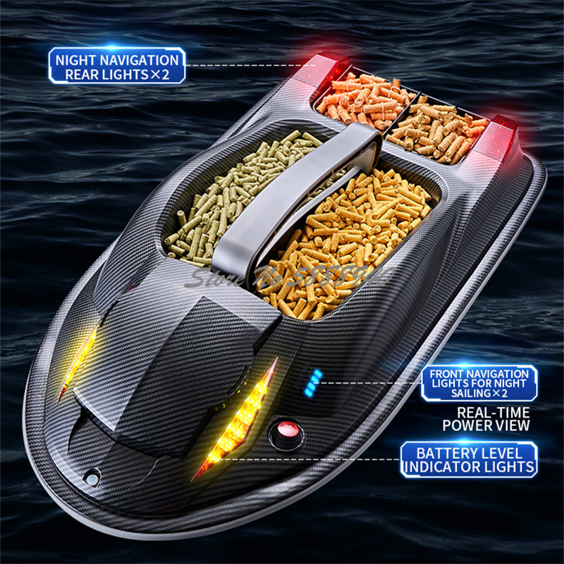 Smart Voice Broadcast RC Bait  - Fishing Boat Navigation Light ulasan dan harga
